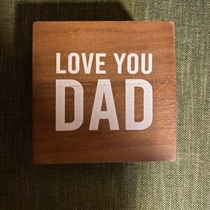 Eccolo Brown 'Love You Dad' Block